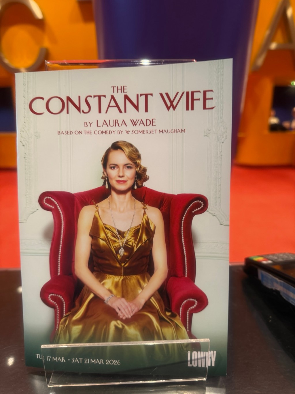 A night at The Lowry Theatre, Salford