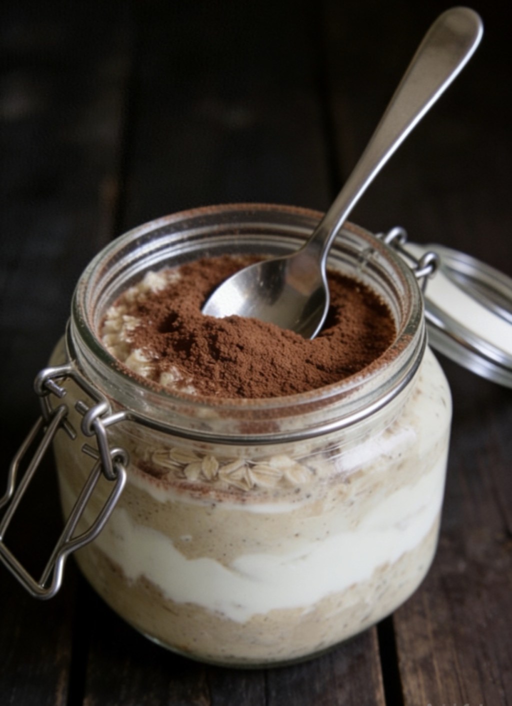 Healthy Tiramisu Overnight Oats (Dessert For Breakfast!)