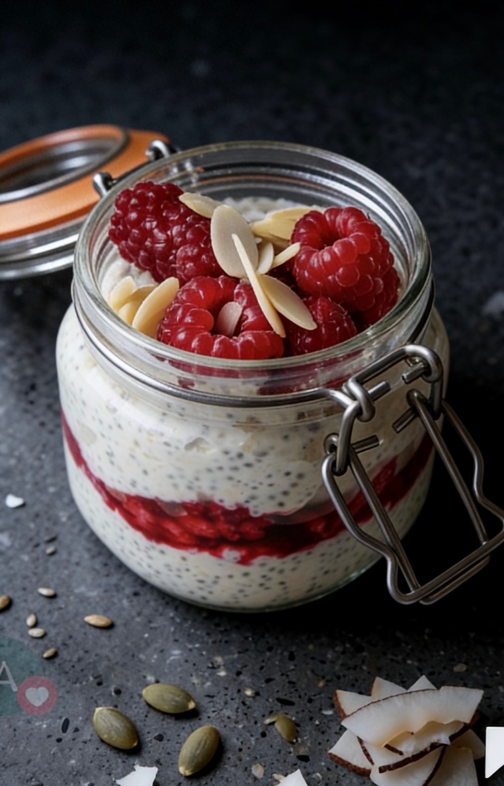 Raspberry Almond Bliss Overnight Oats (Easy Meal&nbsp;Prep)
