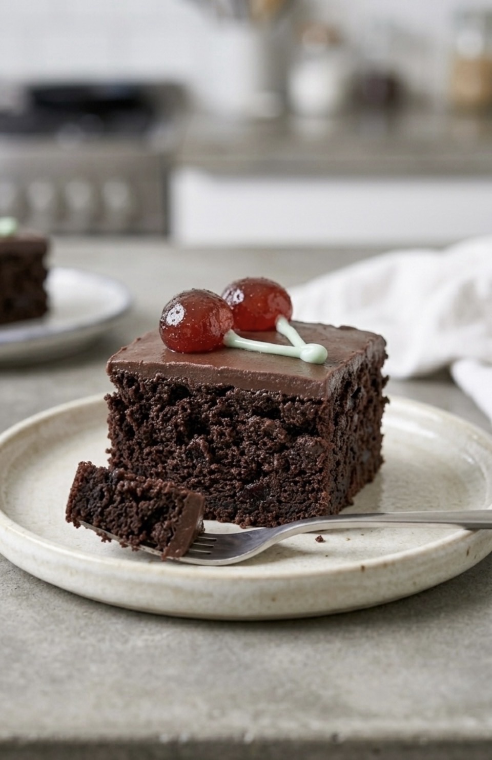 The Ultimate Black Forest Tray Bake: Rich, Fudgy, and Perfectly Cherry-Topped