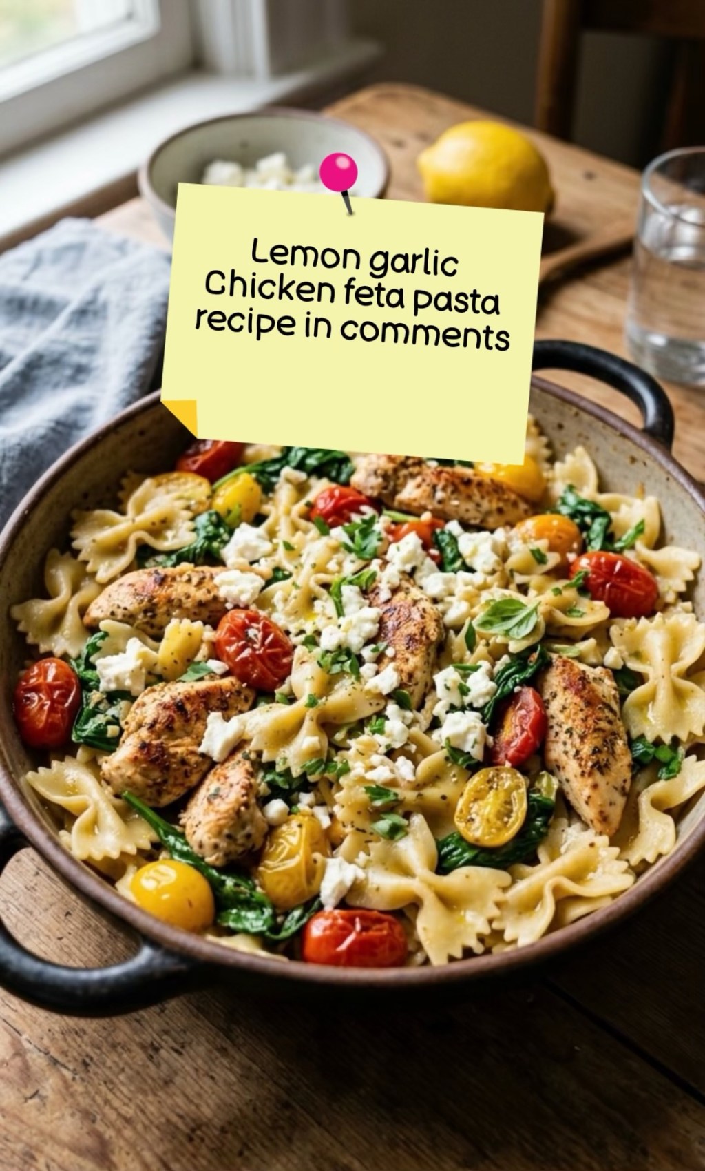 Mid-Week Win: Lemon Garlic Feta&nbsp;Pasta