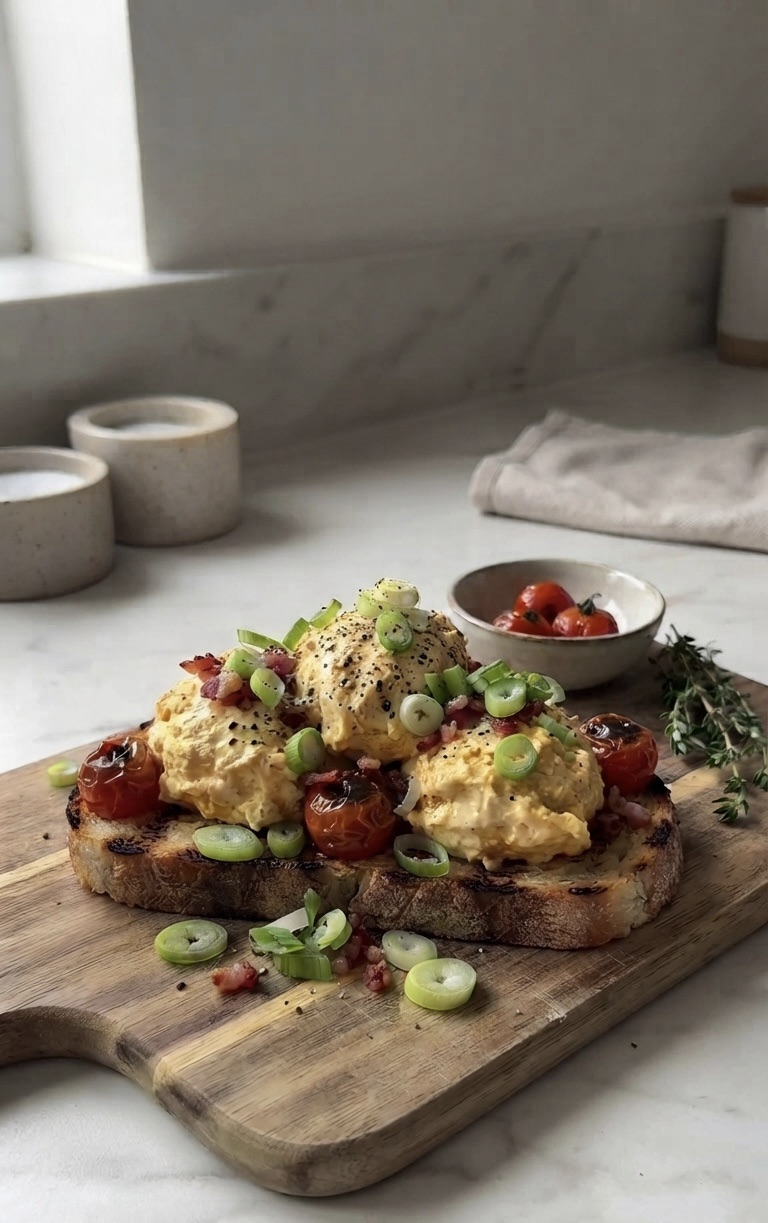 The Ultimate 15-Minute Brunch: Crispy Bacon & Egg Smoosh